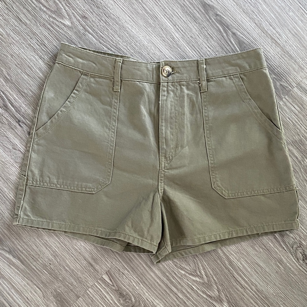 101. Indigo Rein Khaki Women's Cargo Shorts